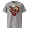 T-shirt Homme Squelettes Enlacés - Gris Chiné