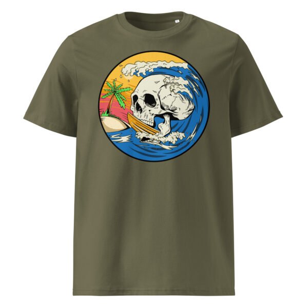 T-shirt Homme Surf or Die - Kaki