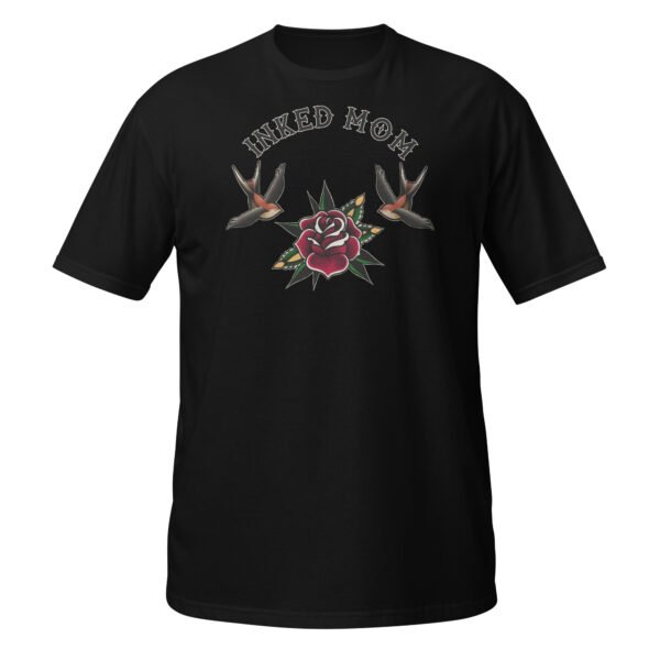 T-shirt Femme Maman Tatouée - Noir