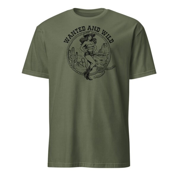 T-shirt Homme Cowgirl et Lasso - Noir - Un design 100% Unique et Original