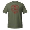 T-shirt Femme Cowgirl et Lasso - Rouge - Un design 100% Unique et Original