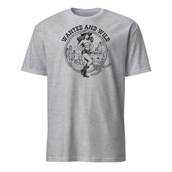T-shirt Homme Cowgirl et Lasso - Noir - Un design 100% Unique et Original