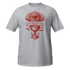 T-shirt Femme Œil Mystique - Gris Chiné