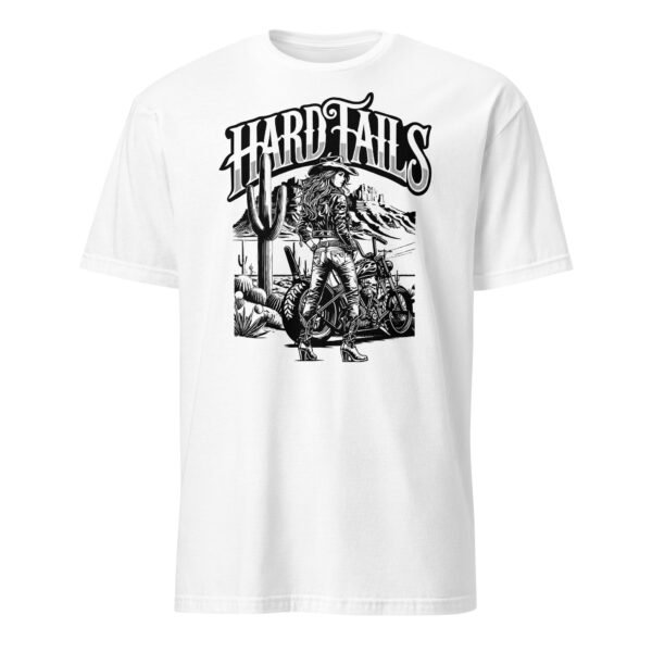 T-shirt Homme Biker Cowgirl - Blanc