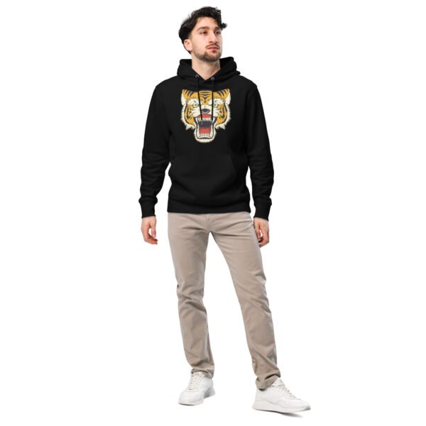 Hoodie Homme Tigre Old School– Confort Premium et Design Puissant