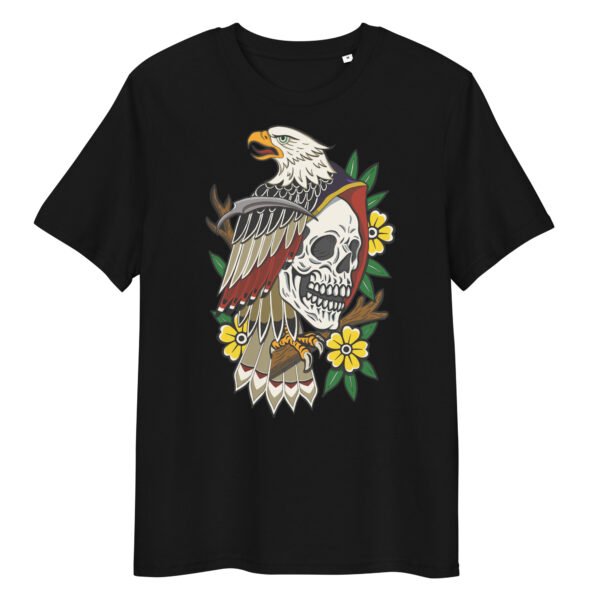 T-shirt Femme Aigle et Crane - Un Style Tatouage Old School Exclusif