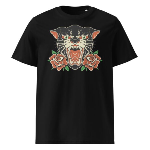 T-shirt Homme Panthère Old School - Noir