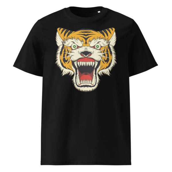 T-shirt Homme Tigre Old School - Noir