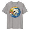 T-shirt Femme Surf or Die - Tête de Mort Surfer et Vague Géante - 100% Exclusif