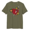 T-shirt Femme Cœur Poignardé - Style Tattoo, Rock et Passion - Unique
