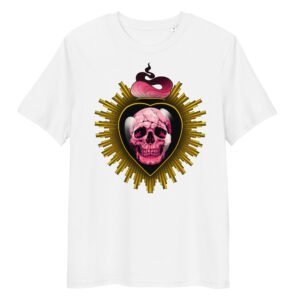 T-shirt Femme Cœur Sacré - Blanc