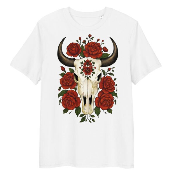 T-shirt Femme Crâne de Buffle - Blanc