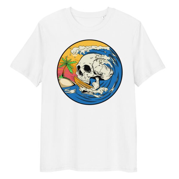 T-shirt Femme Surf or Die - Blanc