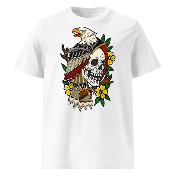 T-shirt Homme Aigle et Crane - Un Style Tatouage Old School Exclusif