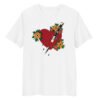 T-shirt Femme Cœur Poignardé - Blanc