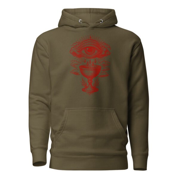 Hoodie Homme Œil Mystique - Un Design Vintage Puissant et Unique