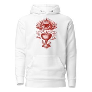 Hoodie Femme Œil Mystique - Blanc