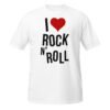 T-shirt Femme I Love RocknRoll - L’Essentiel 100% Coton pour les Vrais Fans de Rock