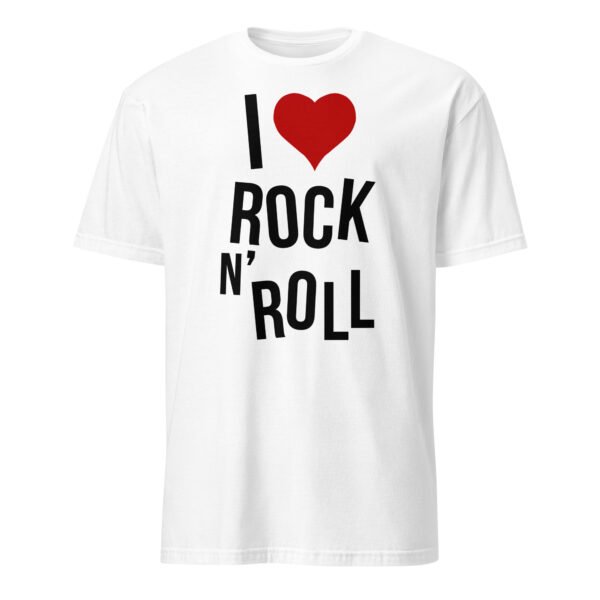 T-shirt Homme I Love RocknRoll - Blanc