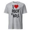 T-shirt Homme I Love RocknRoll - Gris Chiné