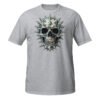 T-shirt Femme Crâne Métal - Gris Chiné