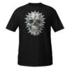 T-shirt Femme Crâne Métal - Noir