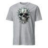 T-shirt Homme Crâne Métal - Gris Chiné