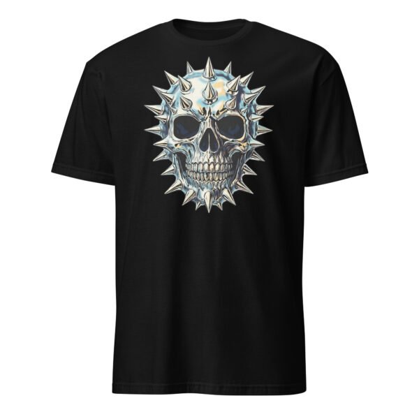 T-shirt Homme Crâne Métal - Noir