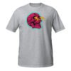 T-shirt Femme Crâne Néon - Gris Chiné