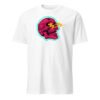 T-shirt Homme Crâne Néon - Blanc