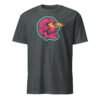 T-shirt Homme Crâne Néon - Gris Foncé Chiné
