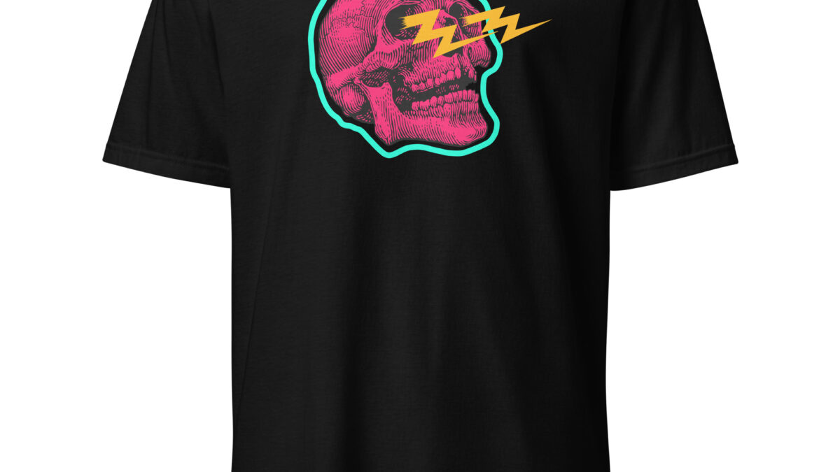 T-shirt Homme No Fear, Noir, Motif Crâne Graffiti, Taille L, Coton